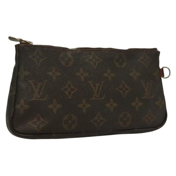LOUIS VUITTON Monogram Sac Shopping Pouch LV Auth - Picture 1 of 16